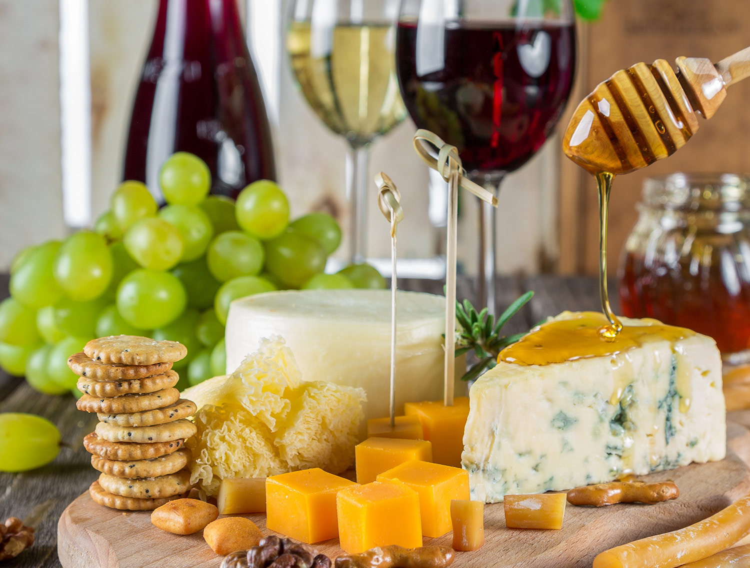 Die Hochzeit von Käse und Wein - Der Eichhof